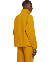 Saul Nash Yellow Twist Coverstitch High Neck Sweater