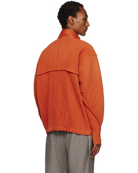 Homme Plissé Issey Miyake Orange Arc Hoodie