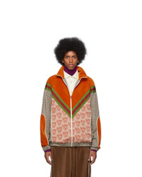 Gucci Orange Tiger Heads Sweater