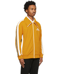 Lacoste Yellow Ricky Regal Edition Piqu Contrast Bands Track Jacket