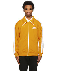 Lacoste Yellow Ricky Regal Edition Piqu Contrast Bands Track Jacket