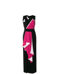 Pink and Black Evening Dress