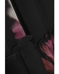 Nina Ricci Printed Silk Chiffon Dress