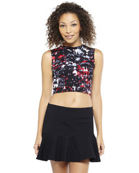 Necessary Objects Printed Crop Top