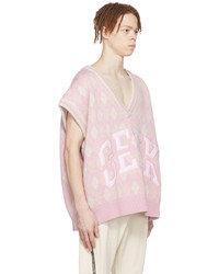 Hood by Air Pink Wool Vest