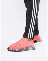 adidas Originals Deerupt Trainers In Pink B41769