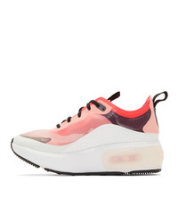 Nike Off White And Pink Air Max Dia Sneakers