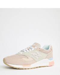 New Balance Pink 840 Trainers With Logo