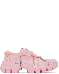 Rombaut Pink Boccacio Ii Harness Low Top Sneakers