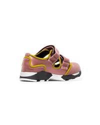 Marni Pink Double Strap Sneakers