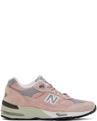 New Balance Pink Made In Uk 991 Sneakers