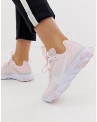 Nike Pink React Elet 55 Trainers