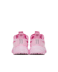 11 By Boris Bidjan Saberi Pink Salomon Edition Bamba 2 Low Top Sneakers