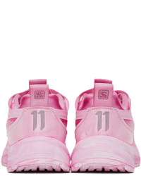 11 By Boris Bidjan Saberi Pink Salomon Edition Bamba 2 Low Top Sneakers