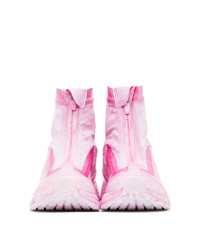 11 By Boris Bidjan Saberi Pink Salomon Edition High Bamba 2 Sneakers