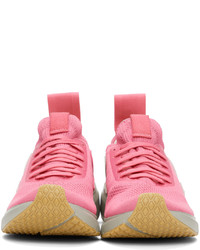 Rick Owens Pink Veja Edition Runner Style 2 V Sneakers
