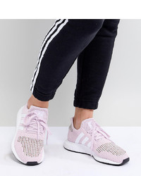 adidas Originals Swift Run Trainers In Pink Multi