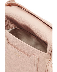 Tom Ford Jennifer Mini Textured Leather Shoulder Bag Pastel Pink