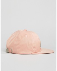 Asos Brand Vintage Baseball Cap In Pink