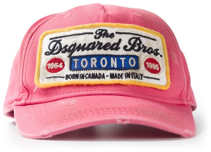 pink dsquared cap