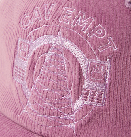 Cav Empt Logo Embroidered Cotton Corduroy Baseball Cap 35 MR