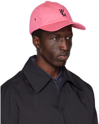 Wooyoungmi Pink Embroidered Cap