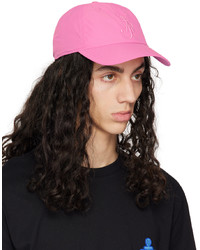 JW Anderson Pink Embroidered Cap