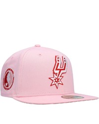 New Era Pink San Antonio Spurs Candy Cane 59fifty Fitted Hat At Nordstrom