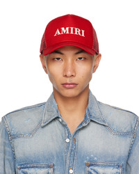 Amiri Red Trucker Cap