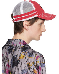 Anna Sui Red White Trucker Cap