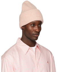Acne Studios Pink Wool Ribbed Beanie