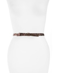 Kate Spade New York Glitter Belt With Bow