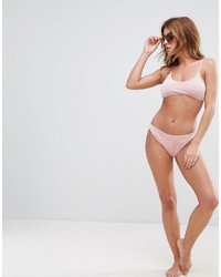 Missguided Velvet Cami Bikini Top