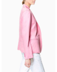 Choies Casual Pink Blazer
