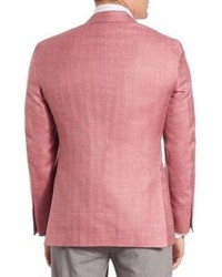 Saks Fifth Avenue Collection By Samuelsohn Classic Fit Herringbone Sportcoat