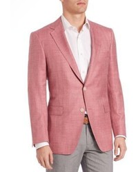 Saks Fifth Avenue Collection By Samuelsohn Classic Fit Herringbone Sportcoat