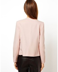 Asos Cropped Blazer With Clean Lapel