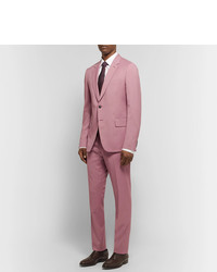 Paul Smith Dusty Pink A Suit To Travel In Soho Slim Fit Wool Suit Jacket