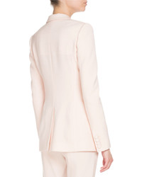 Givenchy Fitted Single Button Blazer Light Pink