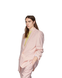Tibi Pink Long Blazer