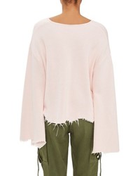 Topshop Boutique Raw Edge Flare Top