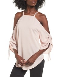 The Fifth Label The Future Dream Ruched Cold Shoulder Top