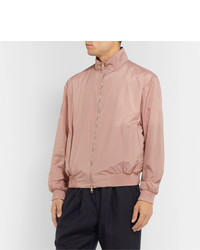 Dunhill Coated Mulberry Silk Bomber Jacket