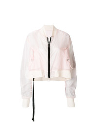 Unravel Project Cropped Bomber Jacket