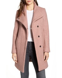 Kenneth Cole New York Wool Blend Boucle Coat
