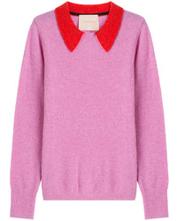 Pink Boucle Sweater