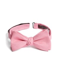 Edit by The Tie Bar Linen Bow Tie Pink One Size
