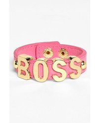 BCBGeneration Boss Bracelet New Gold Pink
