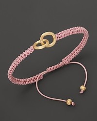 Marco Bicego 18k Yellow Gold Jaipur Link Pink Cotton Bracelet