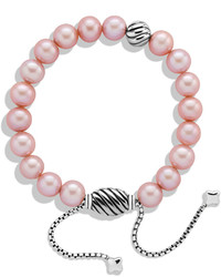 David Yurman Spiritual Beads Bracelet With Pink Pearls